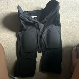 Black padded football pants